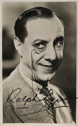 Ralph Lynn Richard Burnip actor writer lecturer, UK